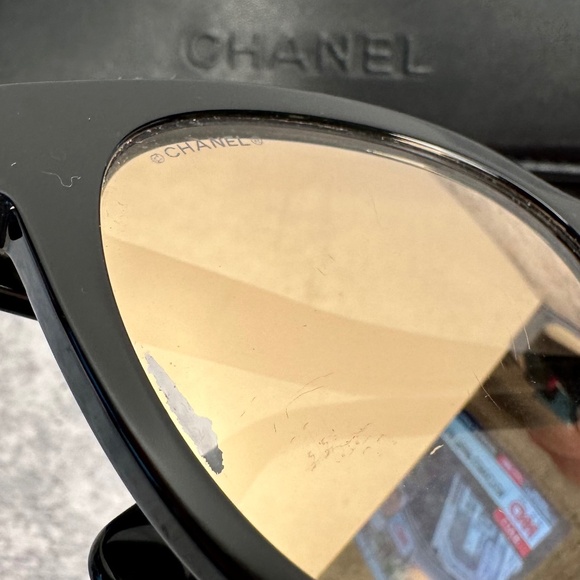 Acetate CC Butterfly Sunglasses 5414 Black - Picture 5 of 8